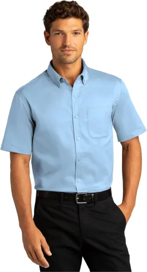 Port Authority Men's Short Sleeve SuperPro React Twill Button-Down Shirt