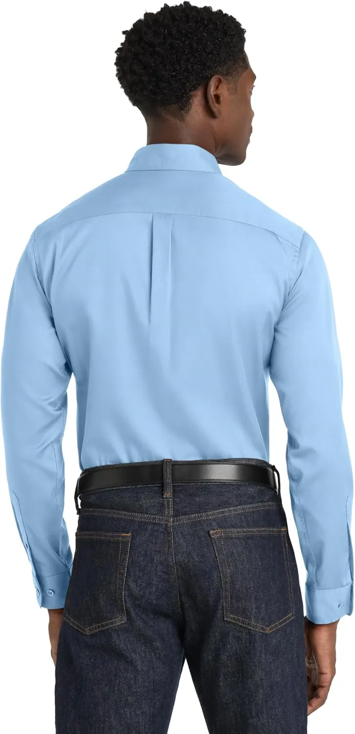 Port Authority Men's SuperPro React Twill Long Sleeve Button-Down Shirt