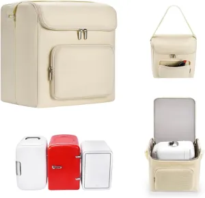 Portable mini fridge case/skincare fridge/Travel Makeup Bag Easy carry for Camping, Picnic,Car,Cosmetic & Skincare fridge case,Travel Case,Travel Makeup Bag