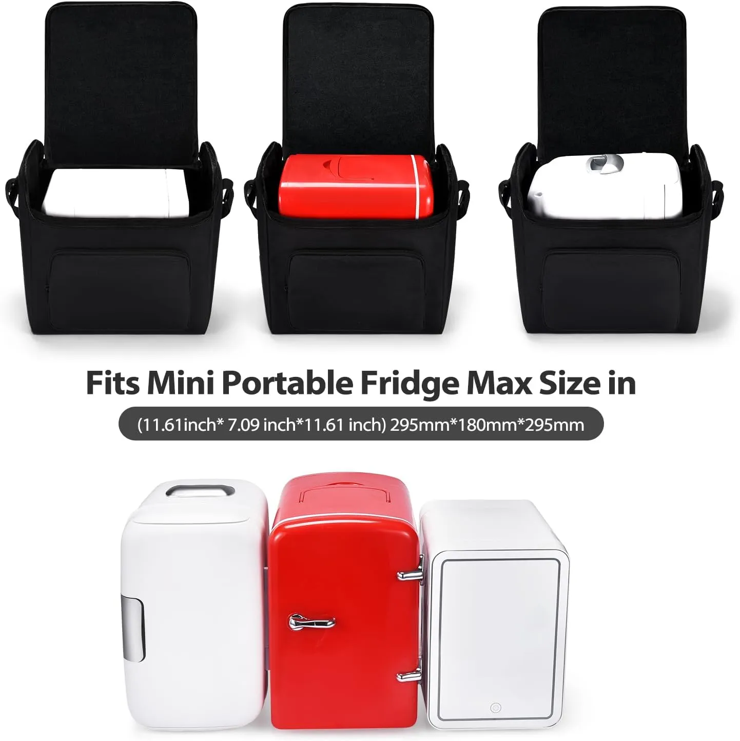 Portable mini fridge case/skincare fridge/Travel Makeup Bag Easy carry for Camping, Picnic,Car,Cosmetic & Skincare fridge case,Travel Case,Travel Makeup Bag