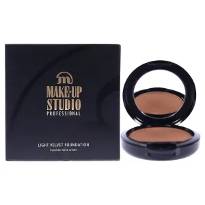 Professional Make-Up Light Velvet Face Foundation-Silky Smooth Coverage-Beautiful Flawless End Result-With Mirror And Sponge-Ideal For On-The-Go-Ca2 Velvet Beige-0.27 Oz, (PH10026/VB)