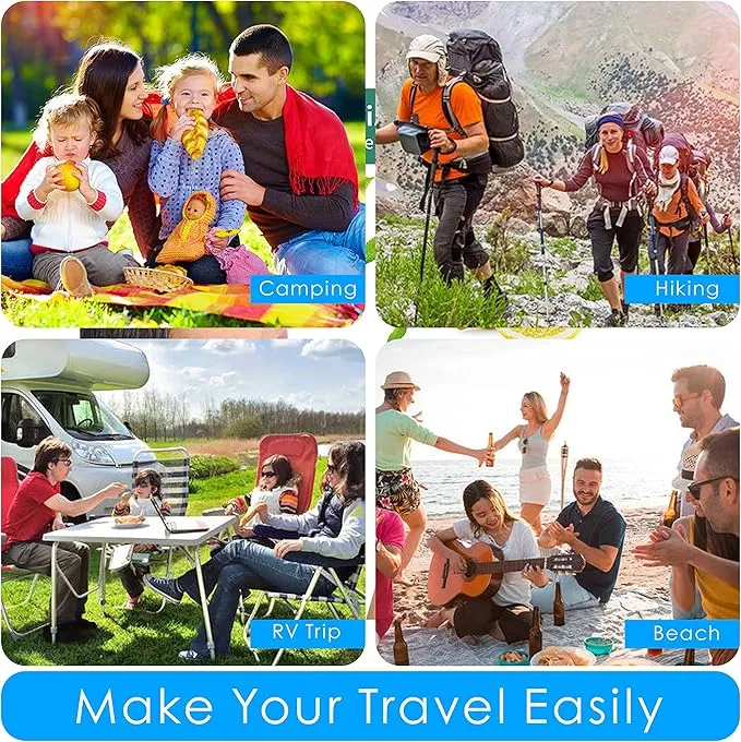 PROLOSO Liquid Waste Gelling and Deodorizing Powder Degradable Eco Gel for Camping Portable Toilet Urine Solidifier Absorbent