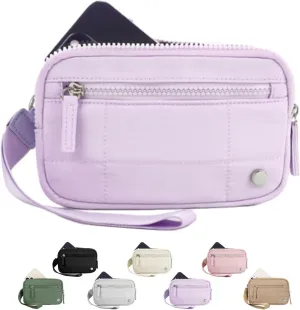 Puffer Wristlet Wallet Fits Phone, Casual Wristlets Purses Card Wallets, Credit Card Holder Phone Organizer