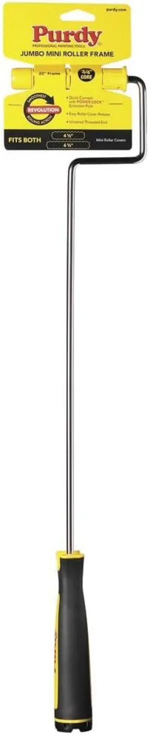 Purdy 14A770024 Jumbo Mini Roller Frame, 22 inch x 3/4 inch