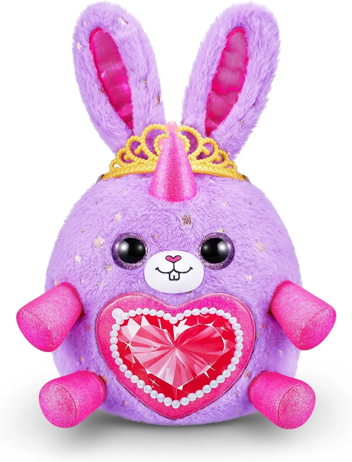 Rainbocorns Fairycorn Princess Surprise (Bunny) by ZURU 11" Collectible Plush Stuffed Animal, Surprise Egg, Wearable Fairy Wings, Magical Fairy Princess, Ages 3  for Girls, Children