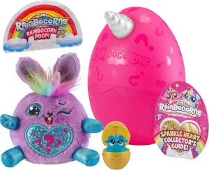 Rainbocorns Sparkle Heart Surprise Mystery Egg Plush by ZURU - Bunny