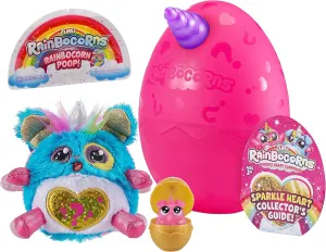 Rainbocorns Sparkle Heart Surprise Mystery Egg Plush by ZURU - Puppy (9204H)