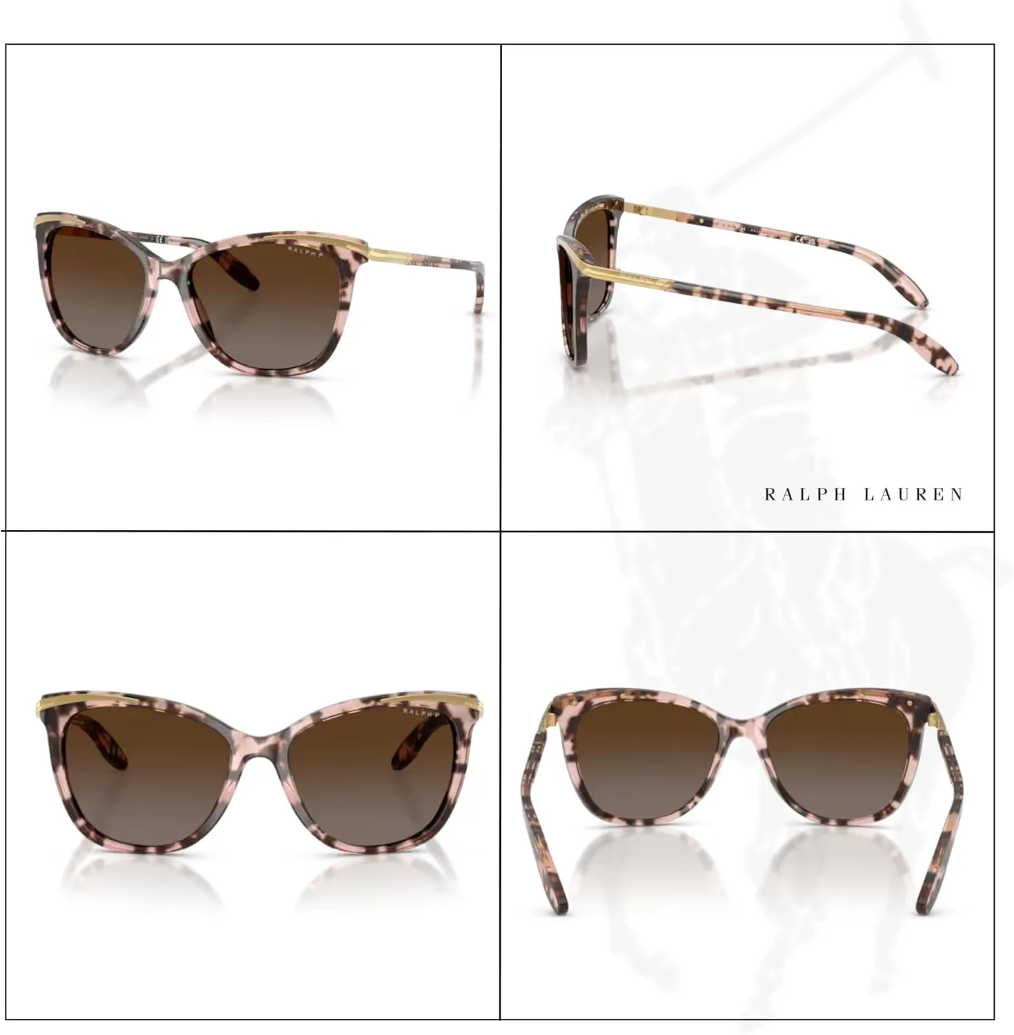 Ralph Lauren RA5203 Cateye Sunglasses For Women   BUNDLE with Designer iWear Eyewear Kit