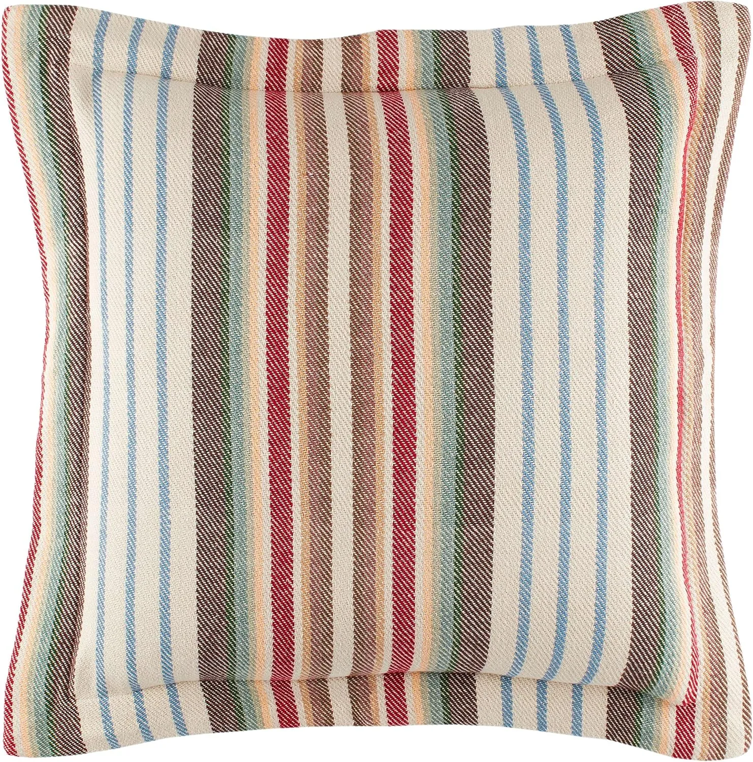 Ranch Blanket Sham, Standard Size, Multi Stripe Pattern
