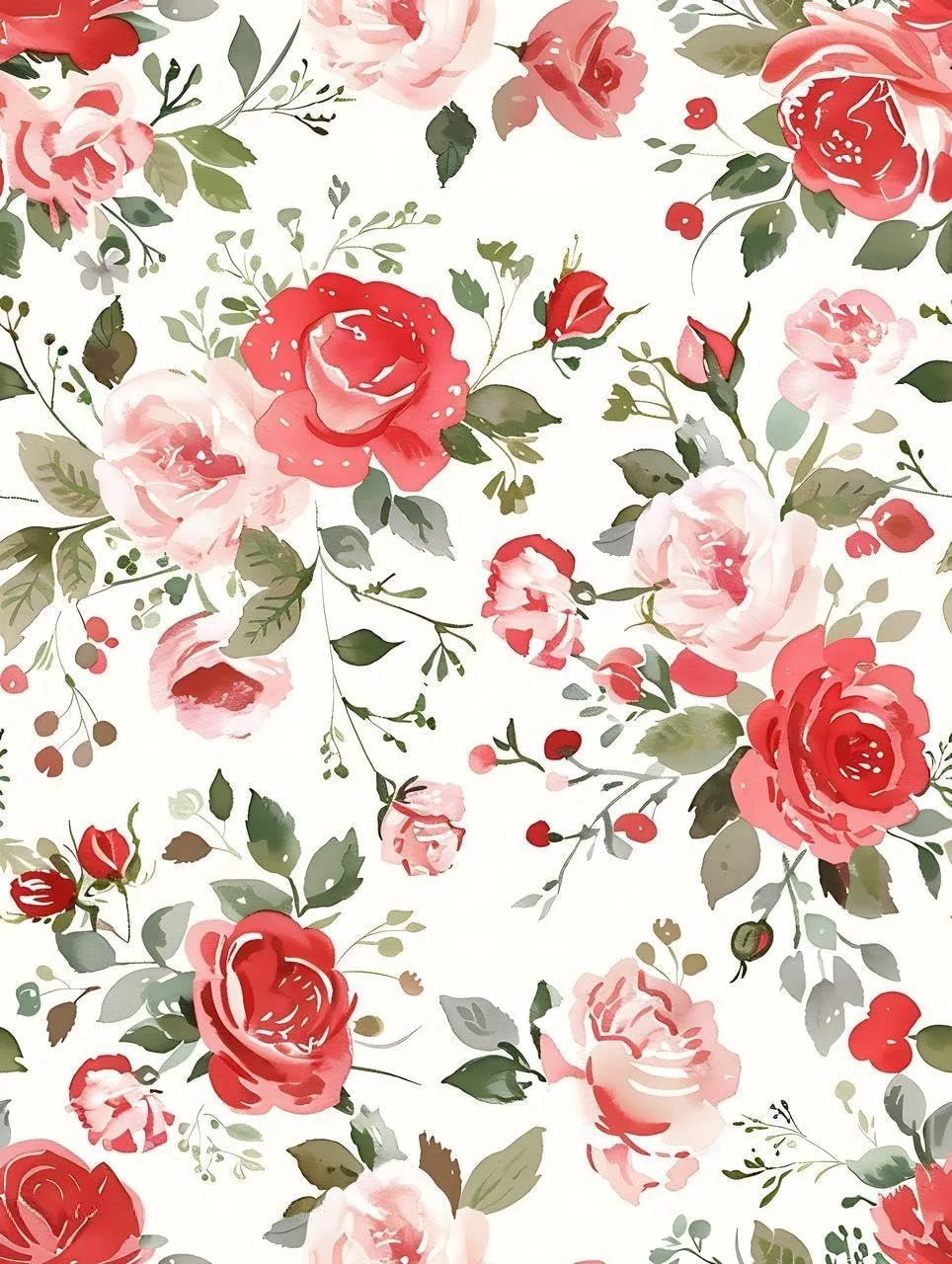 Red Pink Roses Print Pattern Waterproof Outdoor 6x9 Area Rug for Porch Patio Deck Machine Washable Non Skid Durable Carpet in Balcony Backyard Garden Country Rustic Vibrant Cute Outside Deco Rugs