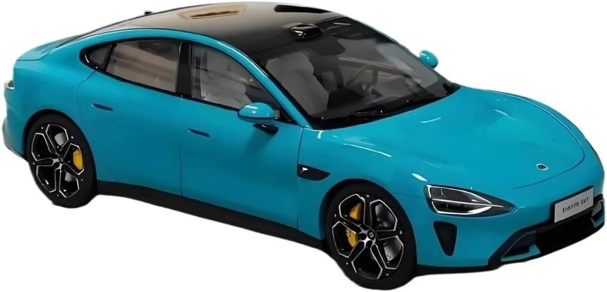 Resin Car Models Kit 1 18 Fit for Xiaomi Su7 Simulation Alloy Car Model Collectibles Static Display Ornament Adult Boy Toys