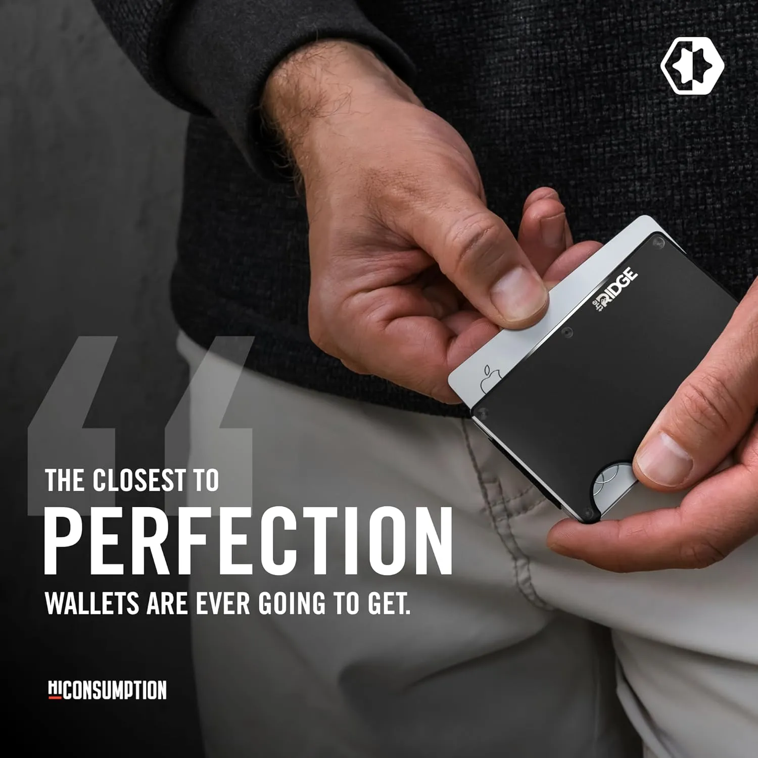 Ridge Wallets for Men - Slim Minimalist Wallet For Men, Front Pocket Wallets for Men, RFID Wallet For Men - Card Holder Wallet (Royal Black)