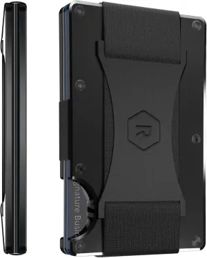 Ridge Wallets for Men - Slim Minimalist Wallet For Men, Front Pocket Wallets for Men, RFID Wallet For Men - Card Holder Wallet (Royal Black)