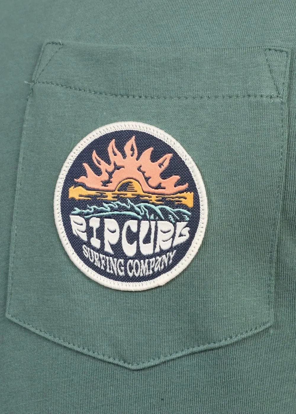 Ripcurl Horizon Badge Tee Muted Green