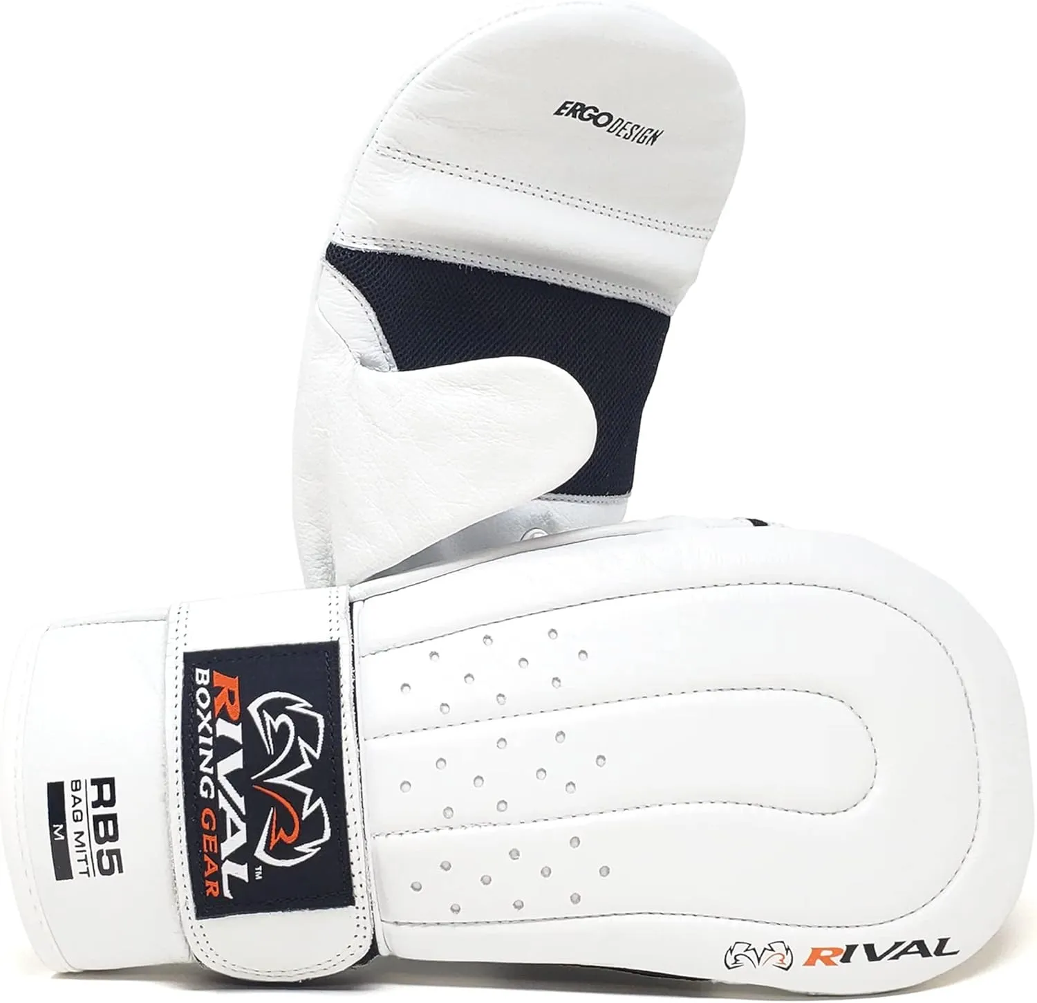 RIVAL Boxing RB5 Bag Mitt Gloves, Bare-Fist Punching Feel, Zero Resistance Training for Triggering Fast Twitch Muscles