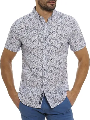 Robert Graham Men's Bassel Short Sleeve Woven Shirt