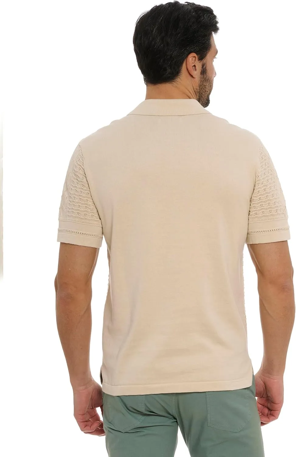 Robert Graham Men's Delmar Short Sleeve Knit Sweater