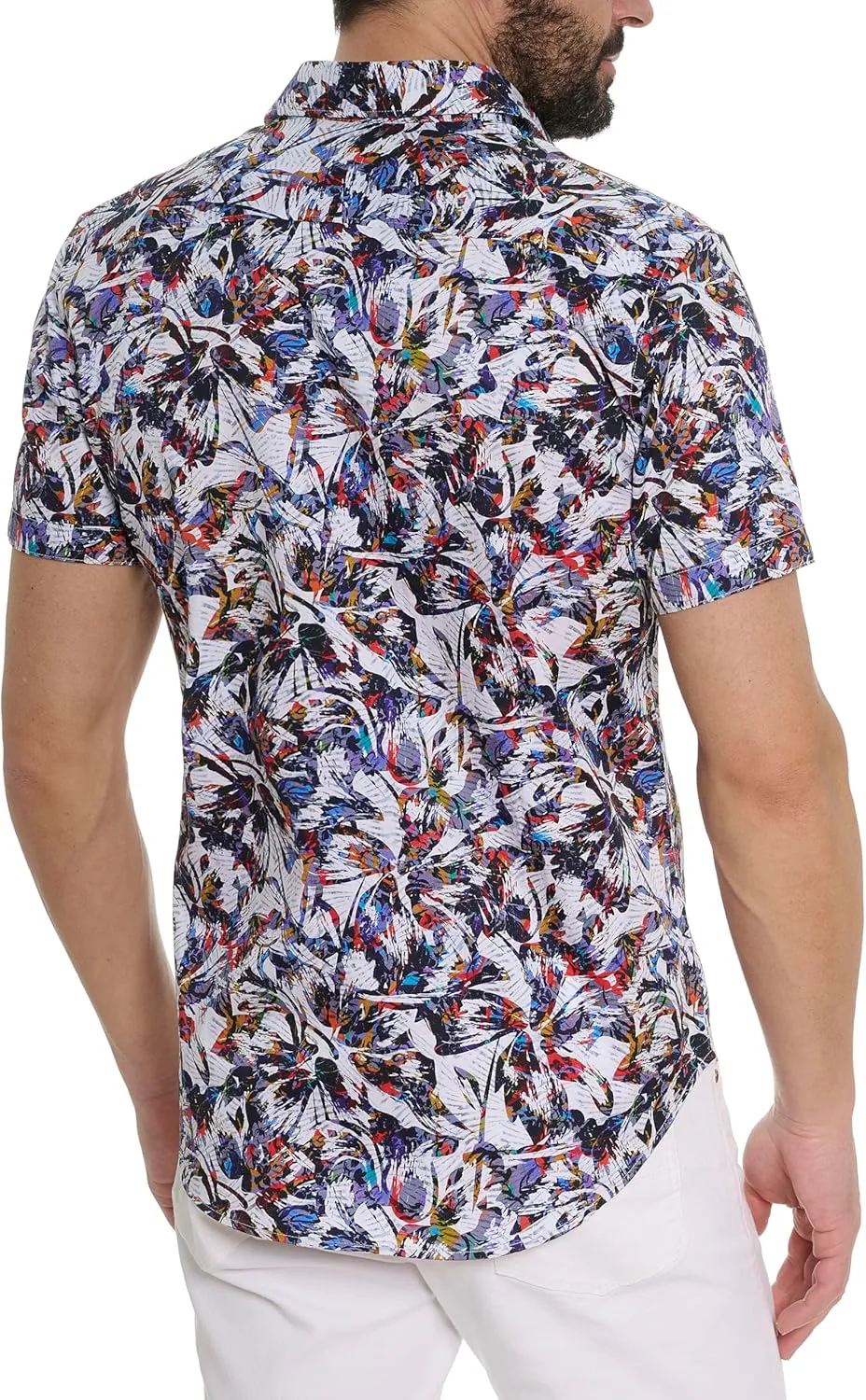 Robert Graham Men's Kileen Short Sleeve Woven Shirt