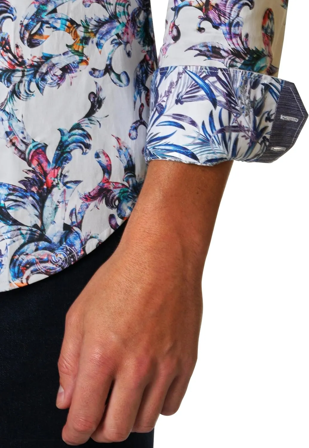 Robert Graham Men's Robertson Long Sleeve Woven Button Down Shirt