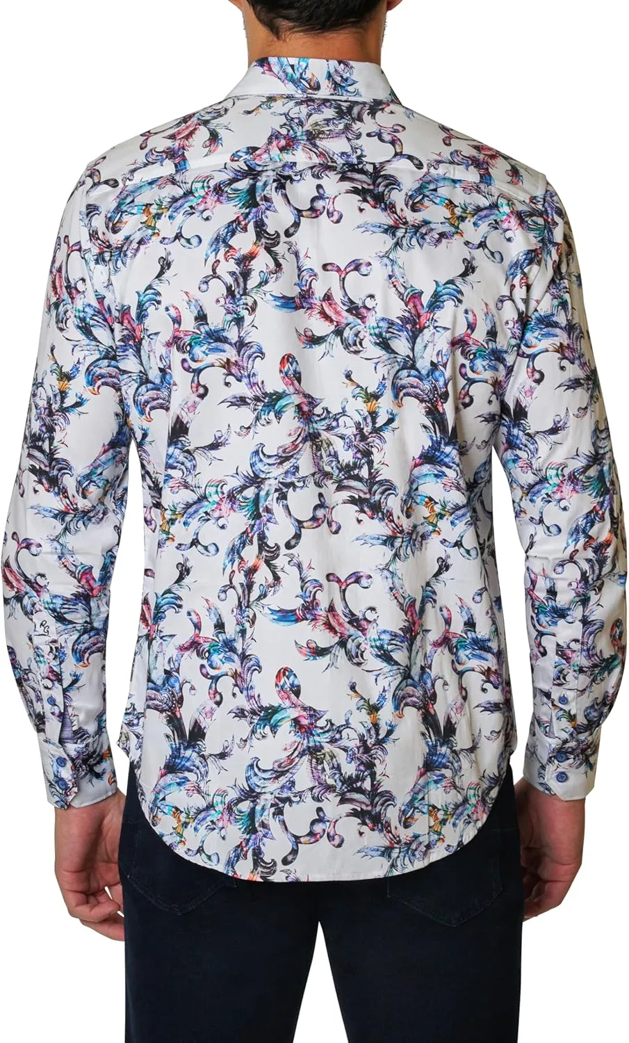 Robert Graham Men's Robertson Long Sleeve Woven Button Down Shirt