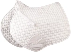 Roma Mini Quilt Shaped Saddle Pad, White, Full