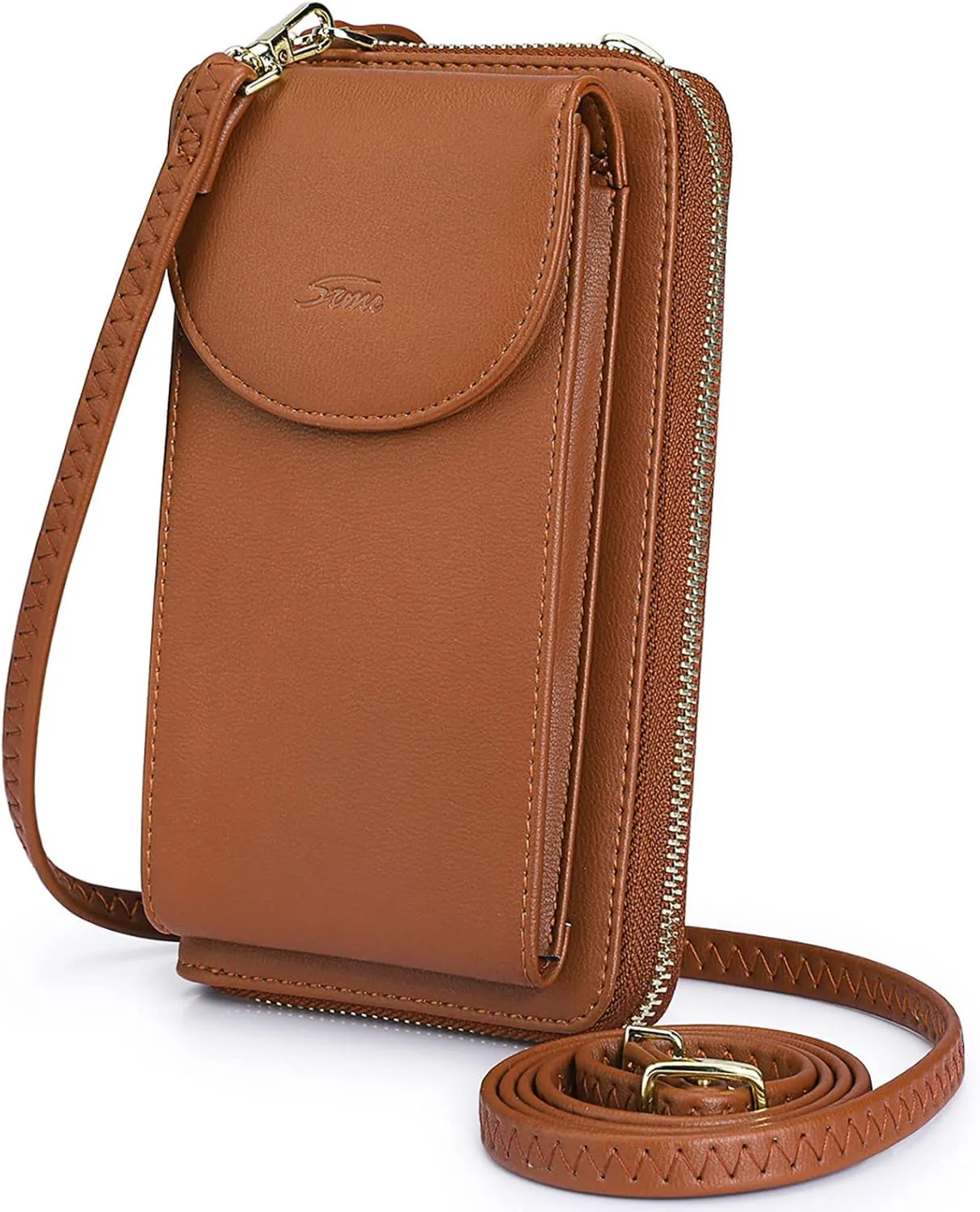 S-ZONE Small Crossbody Bags for Women Cell Phone Purse RFID Blocking Wallet Purses with Credit Card Slots