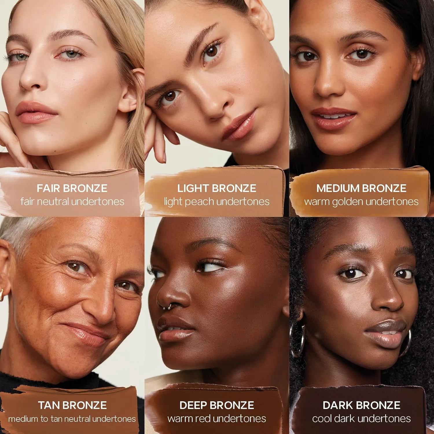 Saie Sun Melt Cream Bronzer - Buildable Balm Face Bronzer for Effortless Sculpting - Cream Contour Enriched with Vitamin C, Nourishing Skincare Ingredients & a Natural Finish - Medium Bronze (1 oz)