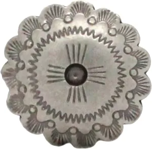 Santa Fe Cactus Cross Conchos Antique Nickel 1-1/4" 20704-21