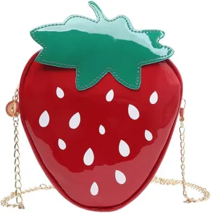 Segreto Women Pineapple Purse Chain Small Crossbody Bag Cell Phone Wallet Bag Shoulder Bag Handbag Fruit Shaped