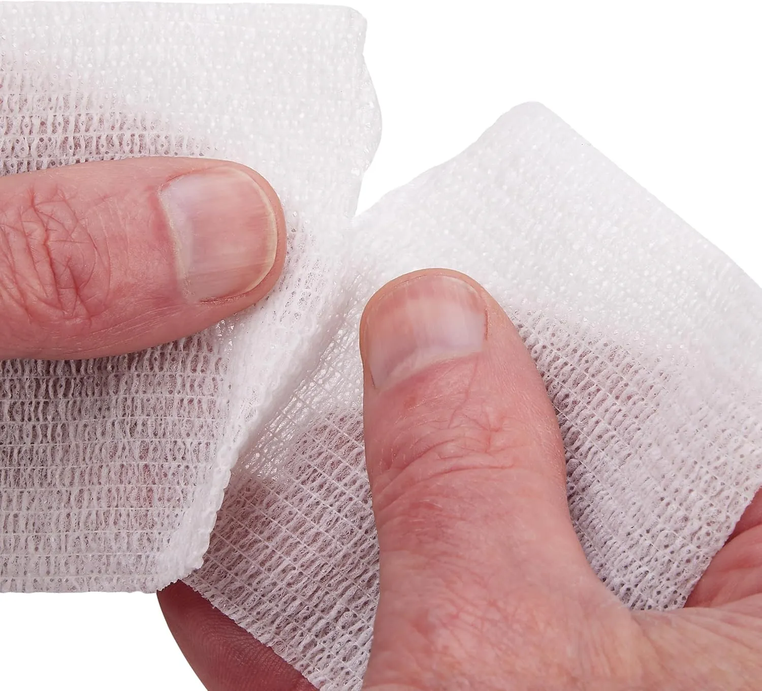 Self Adherent Wrap - Bulk Pack of 6, Athletic Tape Rolls and Sports Wraps, Self Cohesive Non-Woven Adhesive Bandage (3 in x 5 Yards) for Ankle Sprains & Swelling
