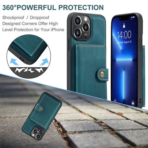 Separate magnetic card case for iphone 15 series
