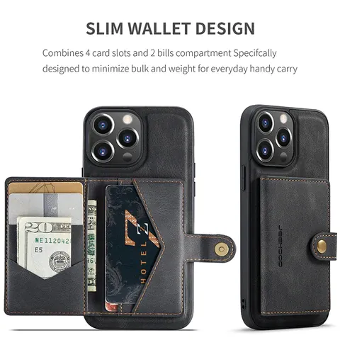 Separate magnetic card case for iphone 15 series