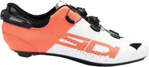 Sidi Shot 2S Pro Road Shoes - Men's, White/Coral, 44.5