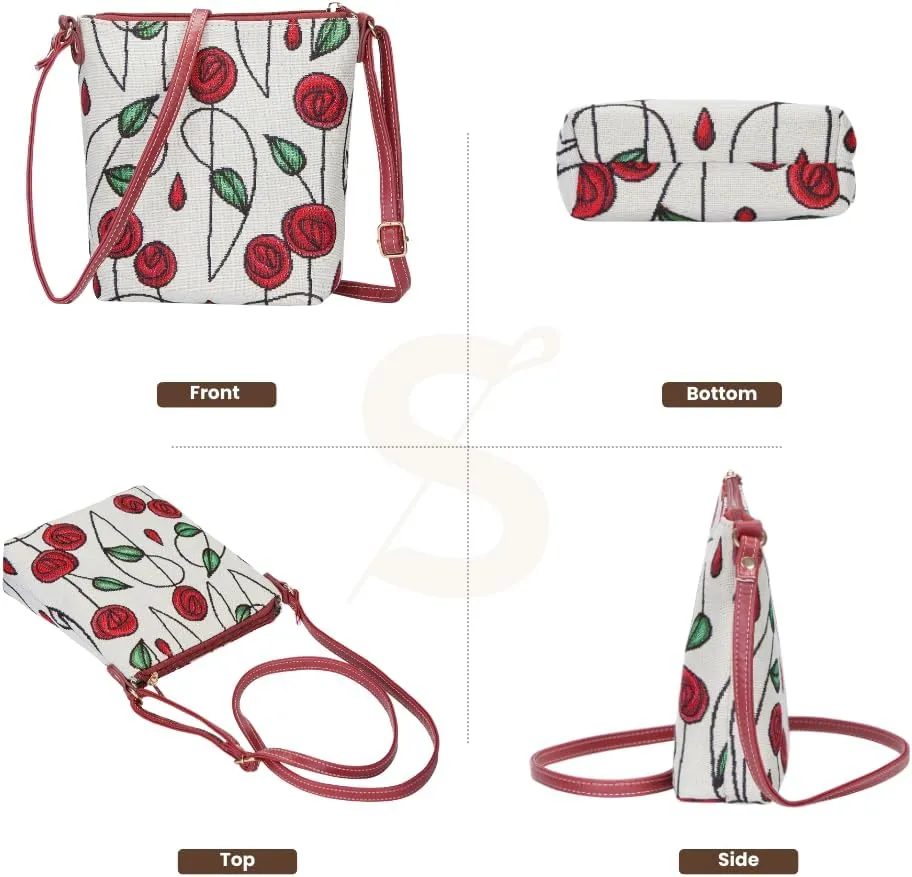 Signare Tapestry Hand & Shoulder Bag for Women |Fashionable Cross Body bag Purses for Woman |Satchel Bag for Women Girls Teen