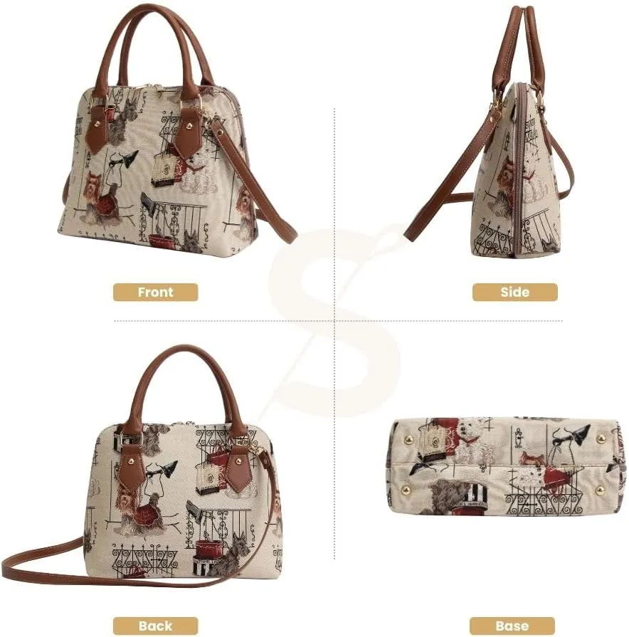 Signare Tapestry Hand & Shoulder Bag for Women |Fashionable Cross Body bag Purses for Woman |Satchel Bag for Women Girls Teen