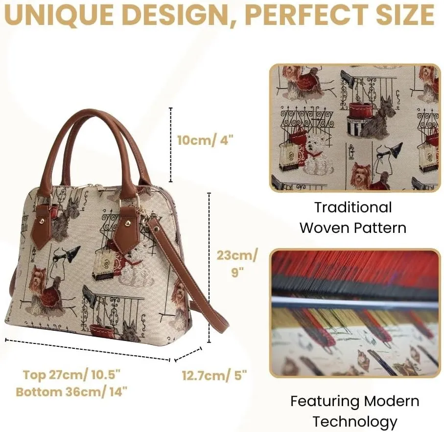 Signare Tapestry Hand & Shoulder Bag for Women |Fashionable Cross Body bag Purses for Woman |Satchel Bag for Women Girls Teen