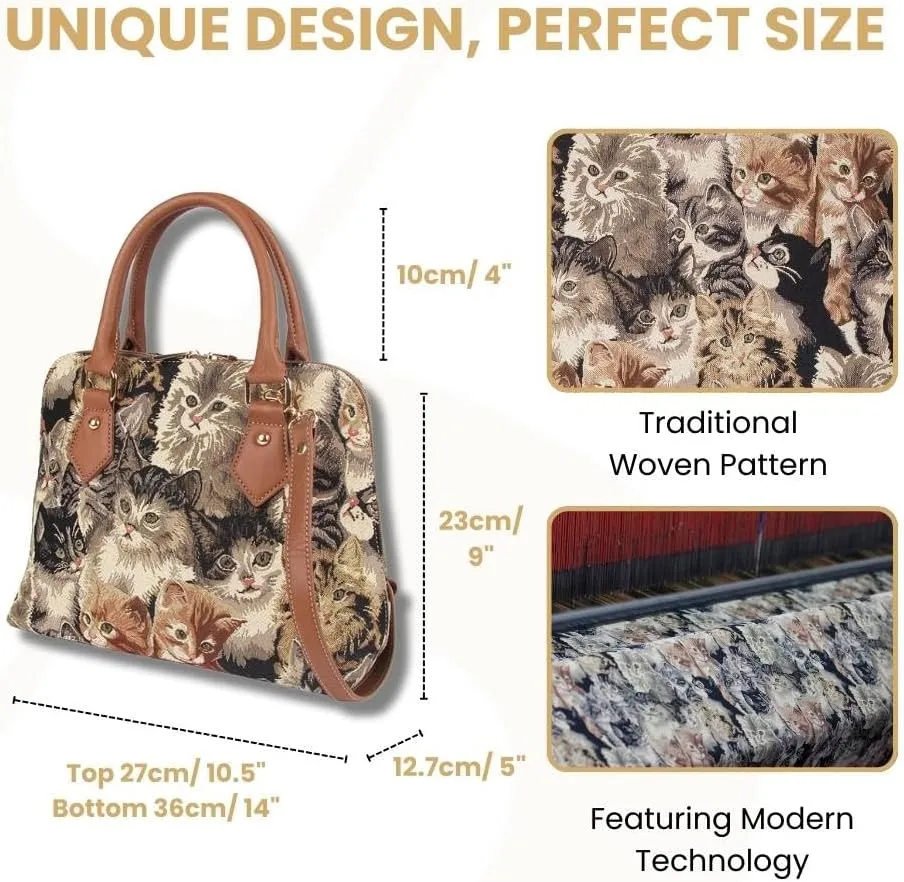Signare Tapestry Hand & Shoulder Bag for Women |Fashionable Cross Body bag Purses for Woman |Satchel Bag for Women Girls Teen