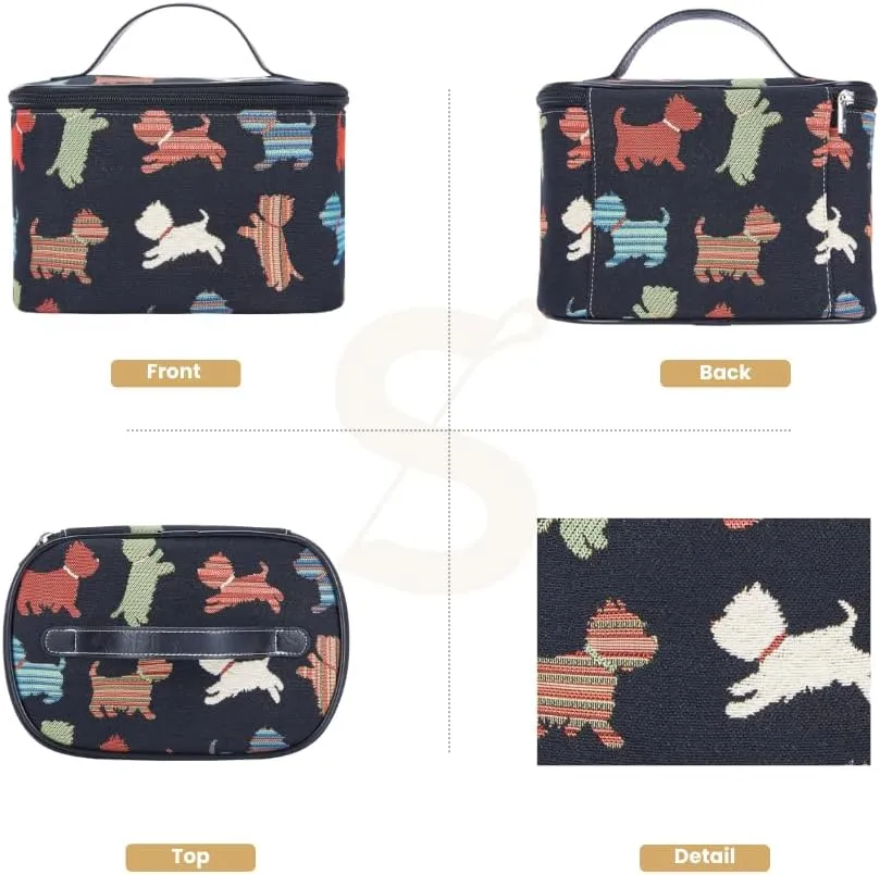 Signare Womens Vanity Bag/Toiletry Case/Make-Up Case, Available in 14 Designs