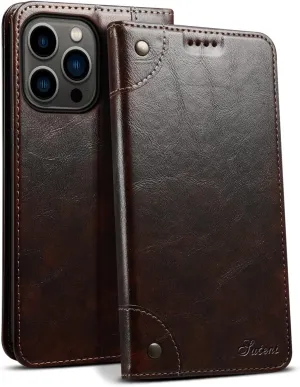 SINIANL Compatible with iPhone 16 Pro Max Wallet Case, for iPhone 16 Pro Max Case Wallet with Magnetic Kickstand Credit Card Holder Leather Folio Case Flip Cover for iPhone 16 Pro Max Brown