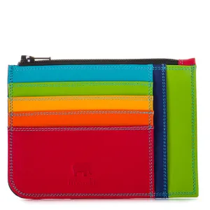 Slim Credit Card Holder with Coin Purse in Black Pace