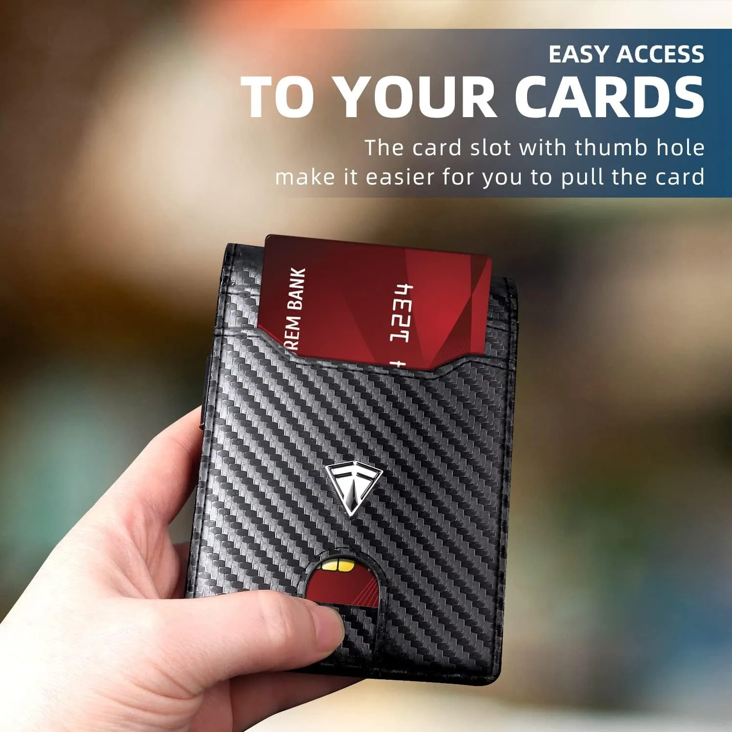 Slim Minimalist Front Pocket RFID Blocking Leather Wallets for Men and Women | Multiple Credit/Debit Card Holder | Thin Wallets for Boy Girl | Travel Friendly | Gifts For Him Her