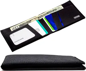 SlimFold MICRO Minimalist Front Pocket Vegan Slim Wallets for Men (RFID Blocking)