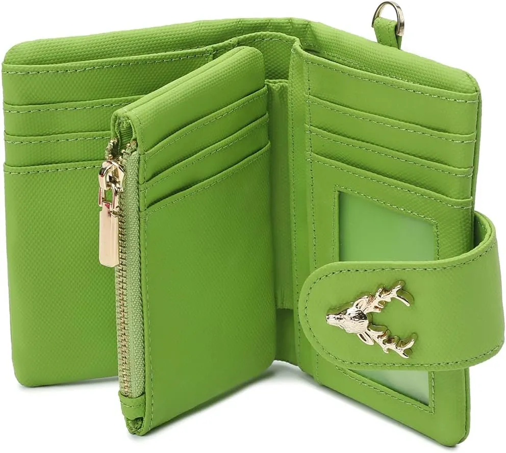 Small Wallet For Women RFID Blocking Ladies Wristlet With Crard Holder Id Window Coin Pockect Girls Wallets