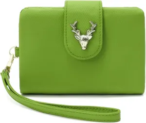 Small Wallet For Women RFID Blocking Ladies Wristlet With Crard Holder Id Window Coin Pockect Girls Wallets