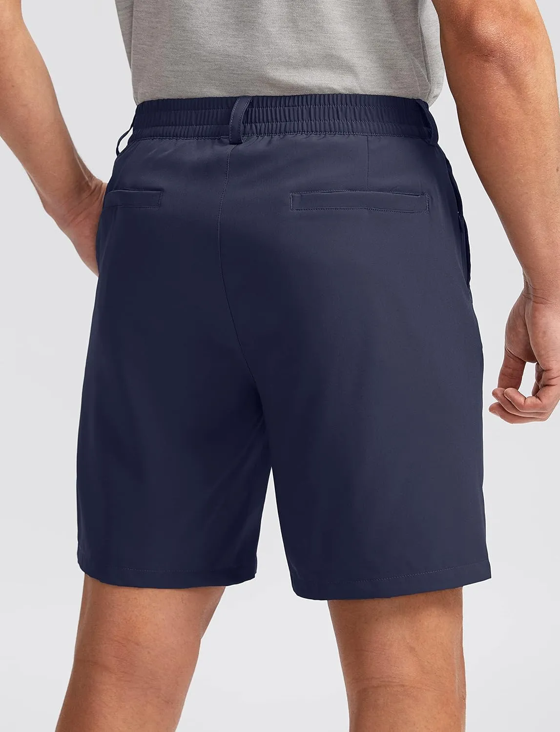 Soothfeel Men's Golf Shorts with 5 Pockets 7 Inch Stretch Lightweight Quick Dry Hiking Casual Work Dress Shorts for Men