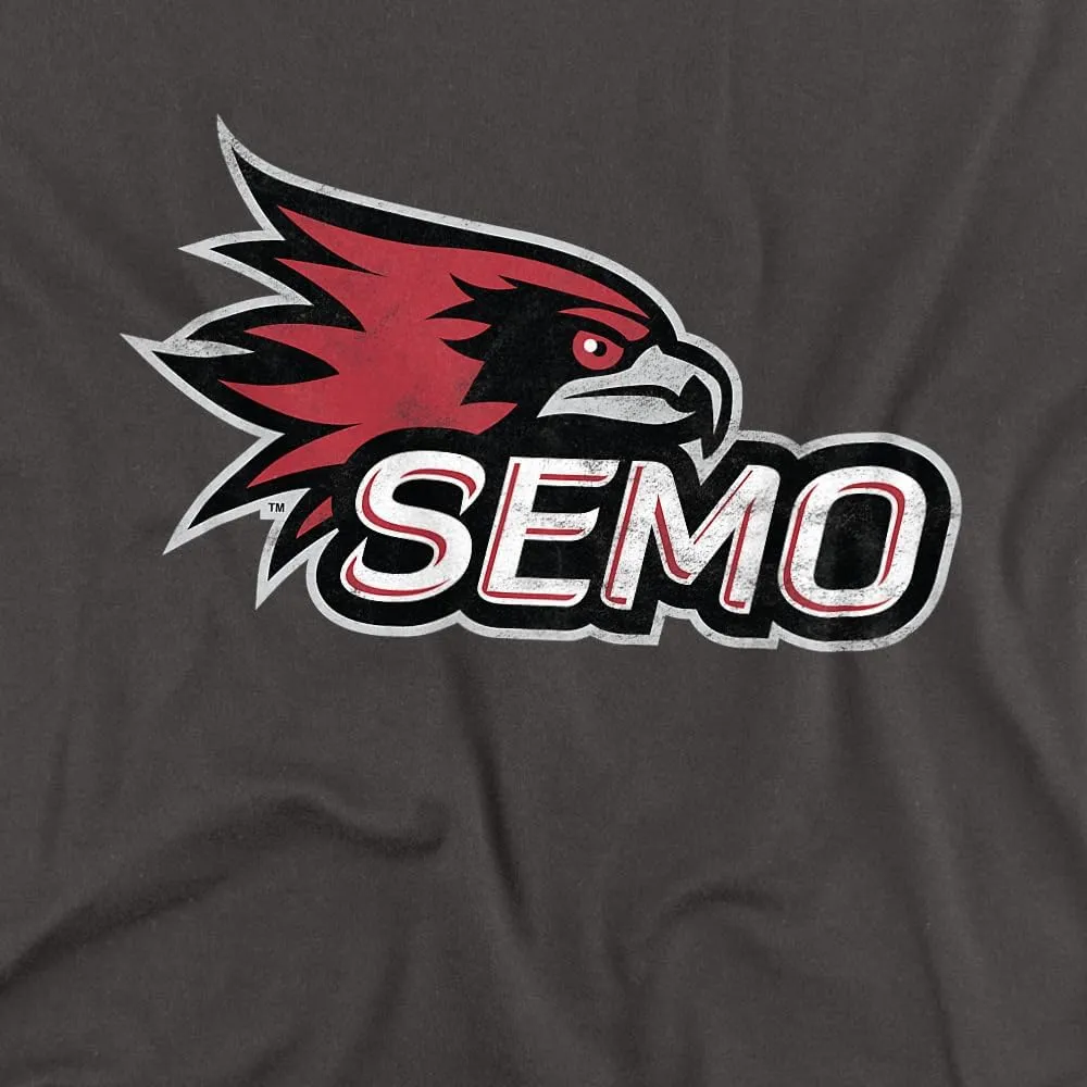 Southeast Missouri State University Official Distressed Primary Logo Unisex Adult T Shirt