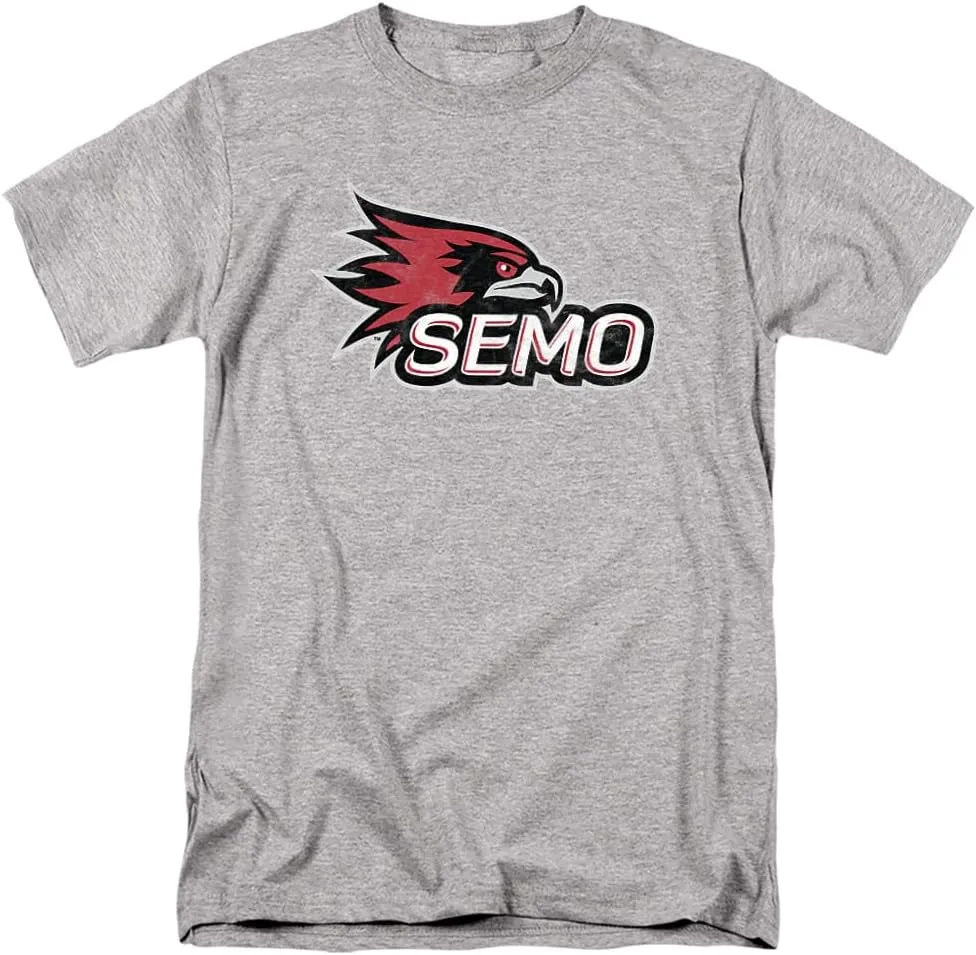 Southeast Missouri State University Official Distressed Primary Logo Unisex Adult T Shirt