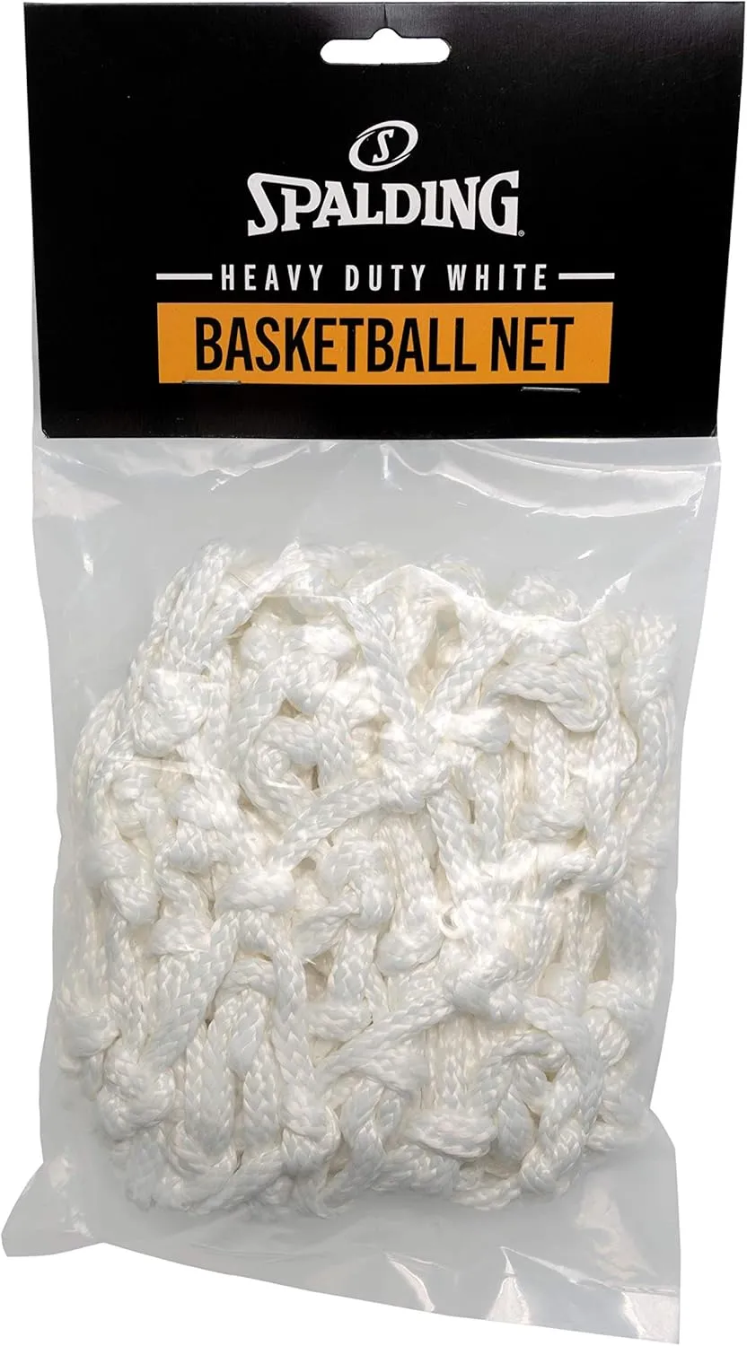 Spalding Replacement Heavy Duty White Net - for Basketball Rim