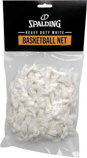 Spalding Replacement Heavy Duty White Net - for Basketball Rim