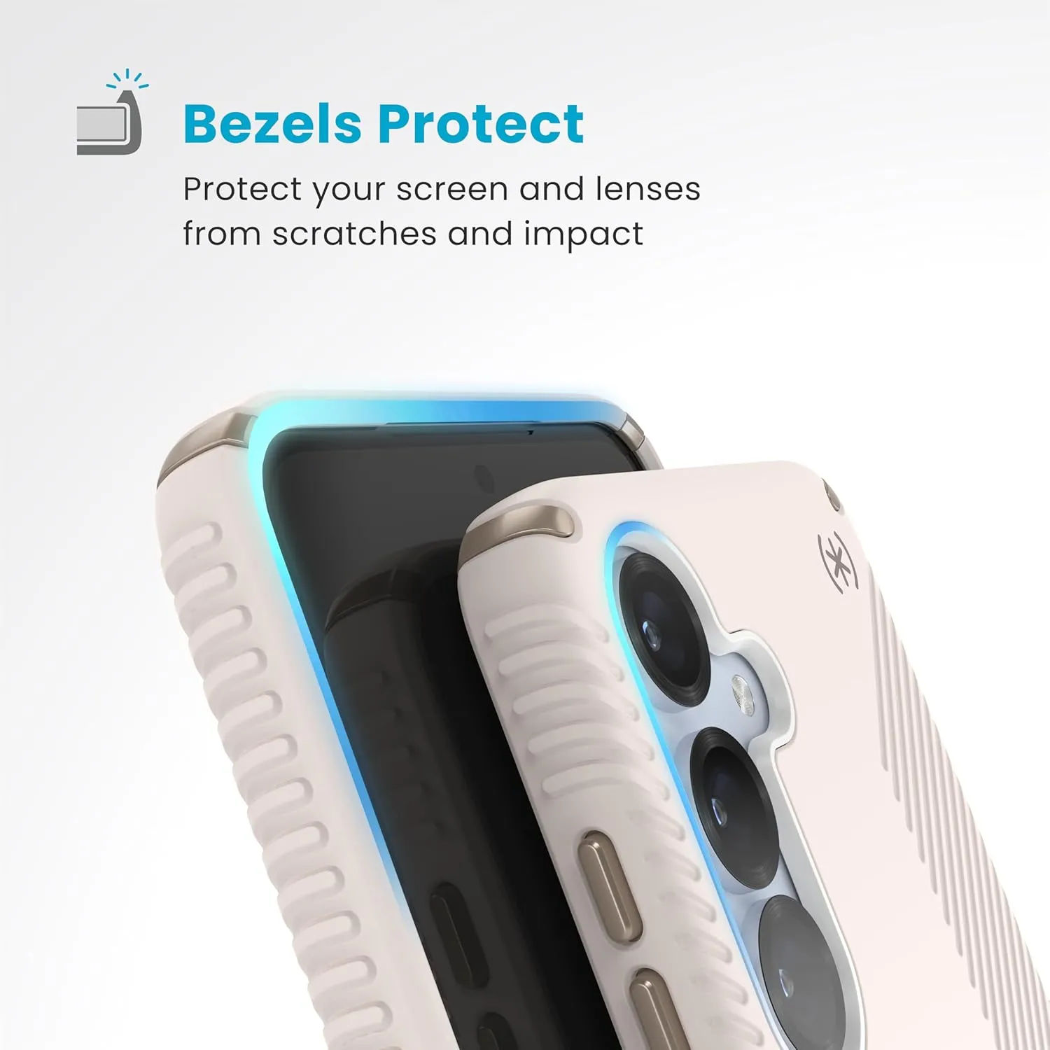 Speck Samsung Galaxy S25 Case - Magnet Case, 13-Foot Drop Protection, No-Slip Grips - Samsung S25 Case Magsafe - Raised Bezel and Enhanced Buttons - Presidio 2 Grip